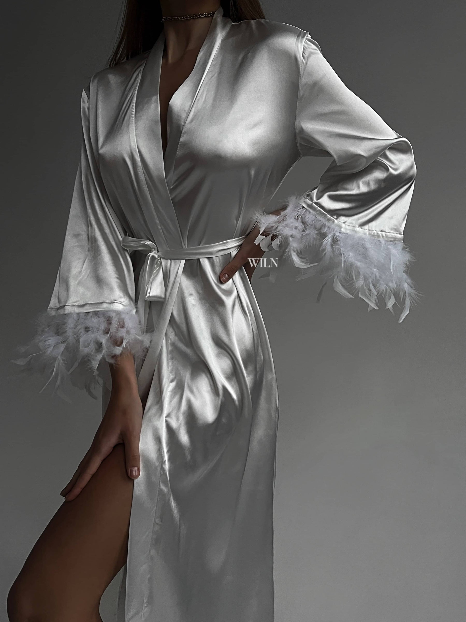 AFFECTION Luxurious Satin Robe