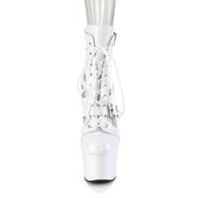 ADORE-1013MST Calf High Gladiator Boots White Multi view 5