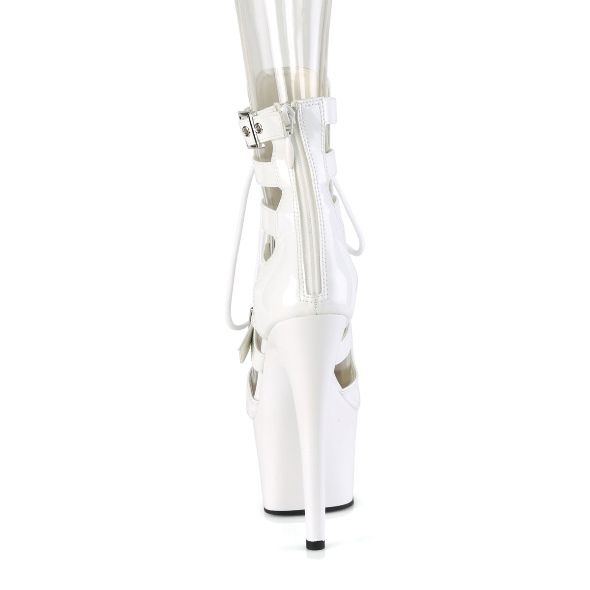 ADORE-1013MST Calf High Gladiator Boots White Multi view 3