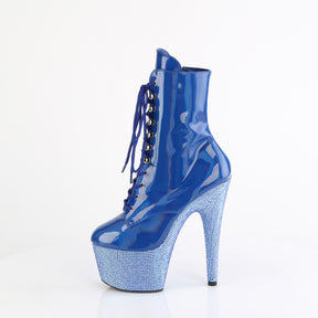 BEJEWELED-1020-7 Calf High Boots Blue Multi view 4