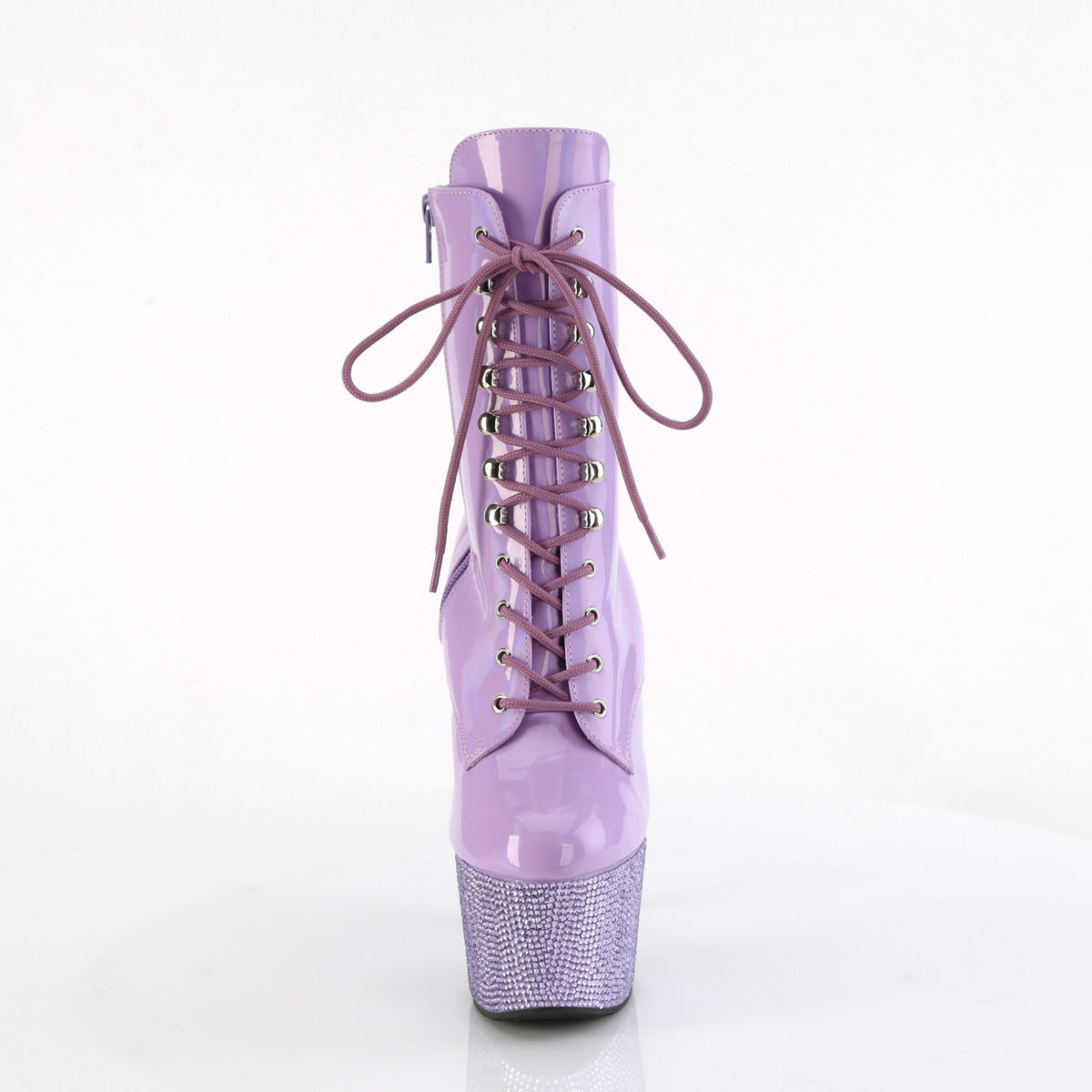 BEJEWELED-1020-7 Calf High Boots Purple Multi view 5