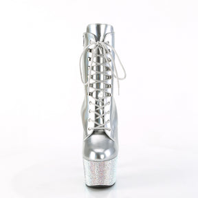 BEJEWELED-1020-7 Calf High Boots Silver Multi view 5