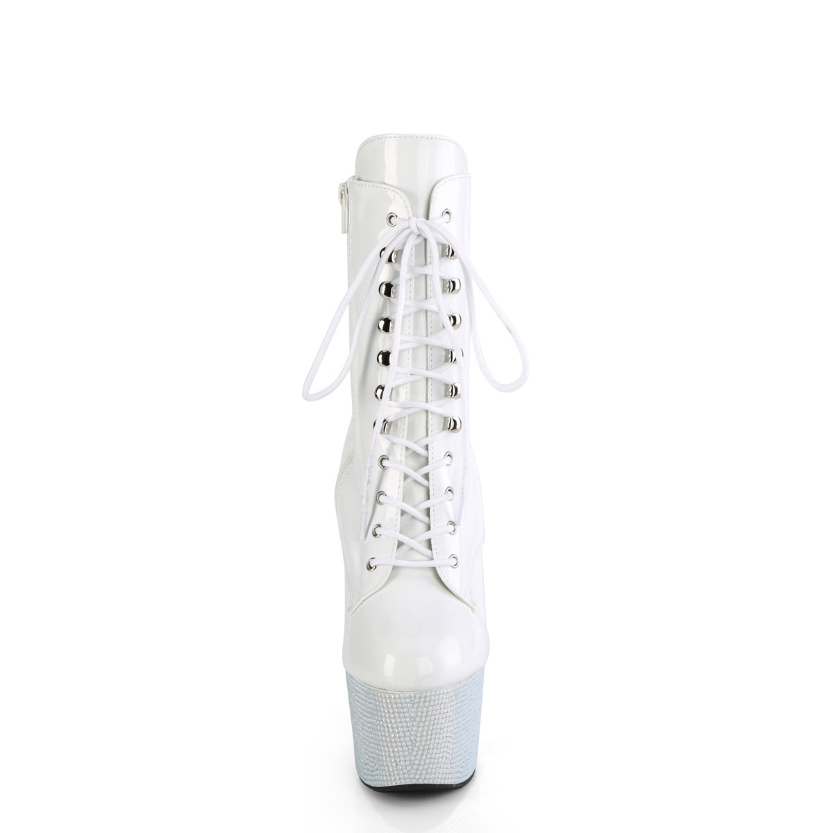 BEJEWELED-1020-7 Calf High Boots White Multi view 5