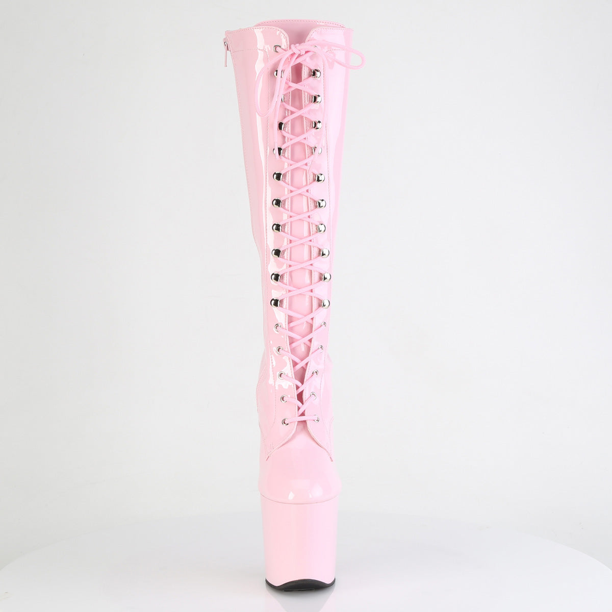 CRAZE-2023 Knee High Heelless Boots Pink Multi view 5