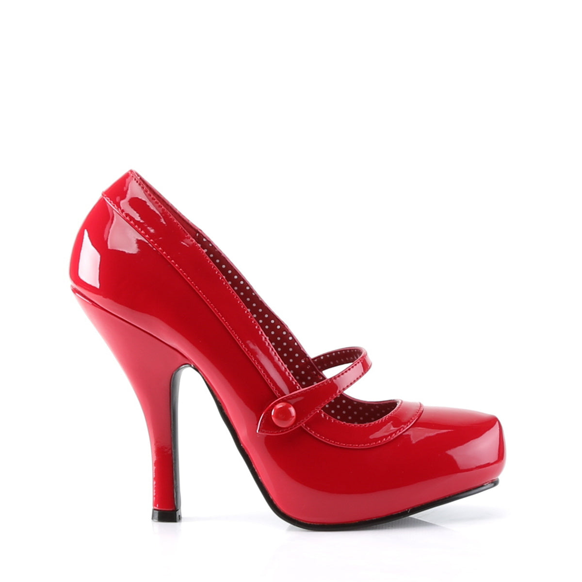 CUTIEPIE-02 Baby Pink Patent Pump High Heel Red Multi view 2