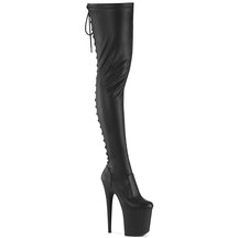 FLAMINGO-3850 Lace-Up Back Stretch Thigh Boot