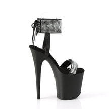 FLAMINGO-870 Black & Silver Ankle Sandal High Heel