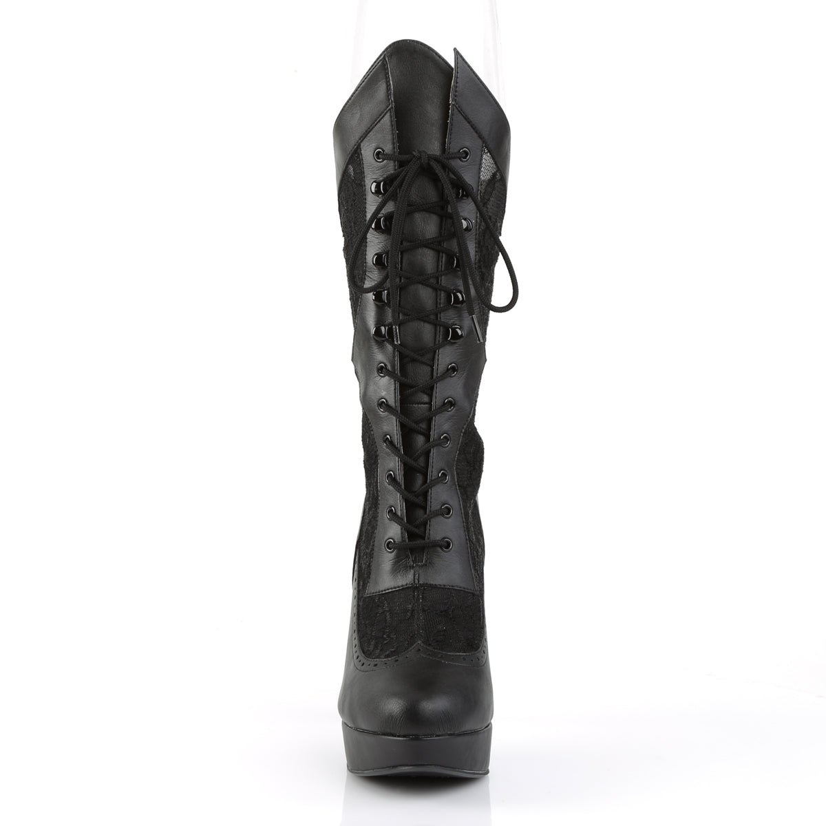 CHLOE-115 Black Calf High Boots