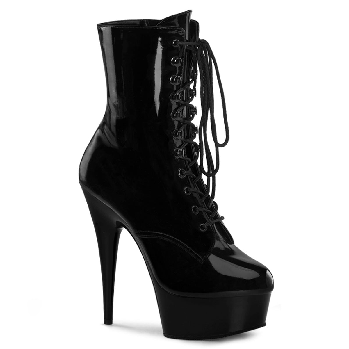 DELIGHT-1020 Black Ankle Boots