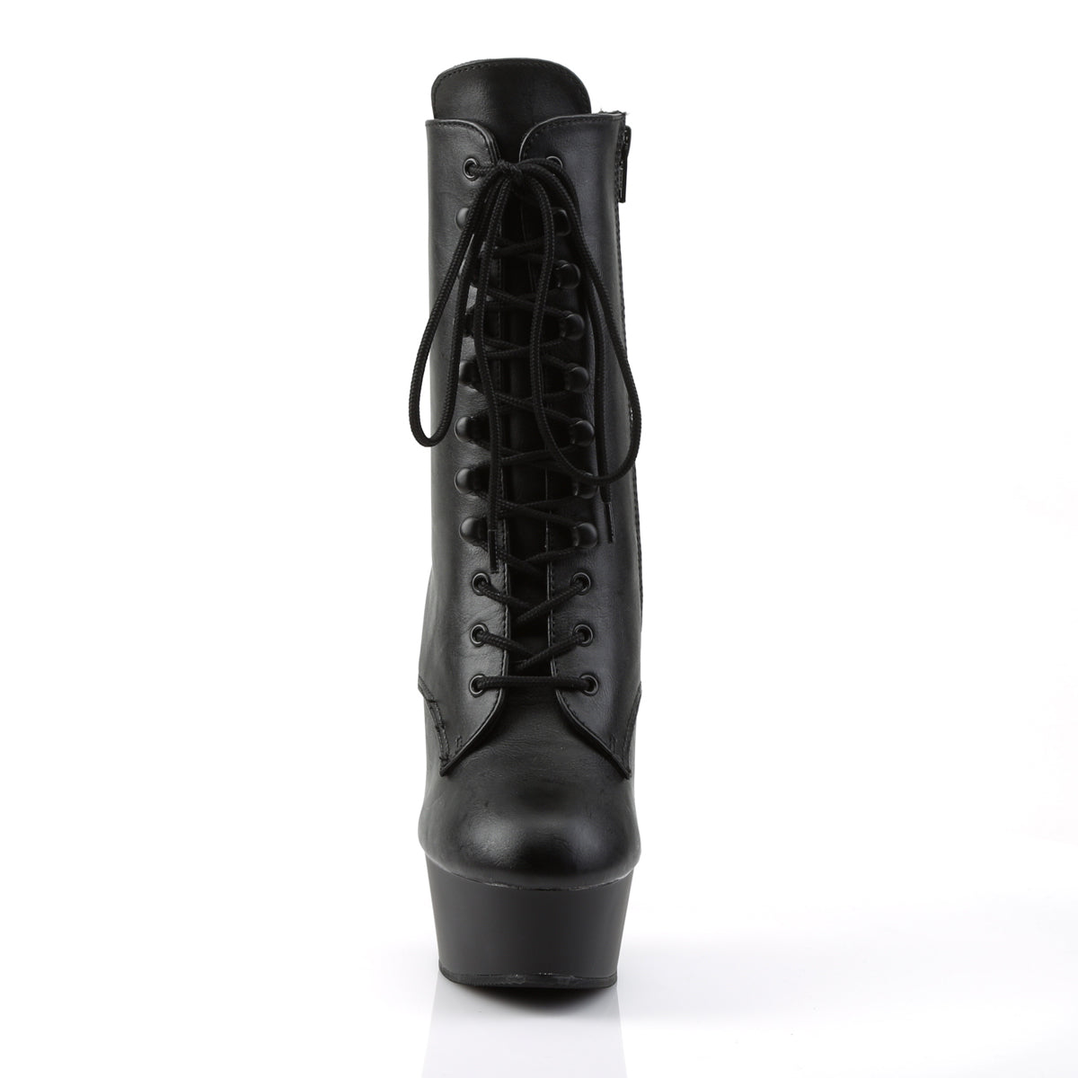 DELIGHT-1020 Black Calf High Boots