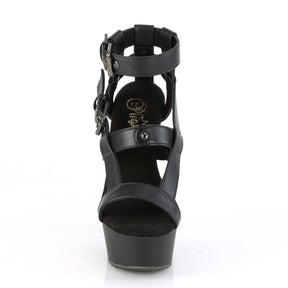 DELIGHT-637 Black Ankle Sandal High Heel