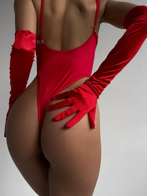 Red SHOW Bodysuit