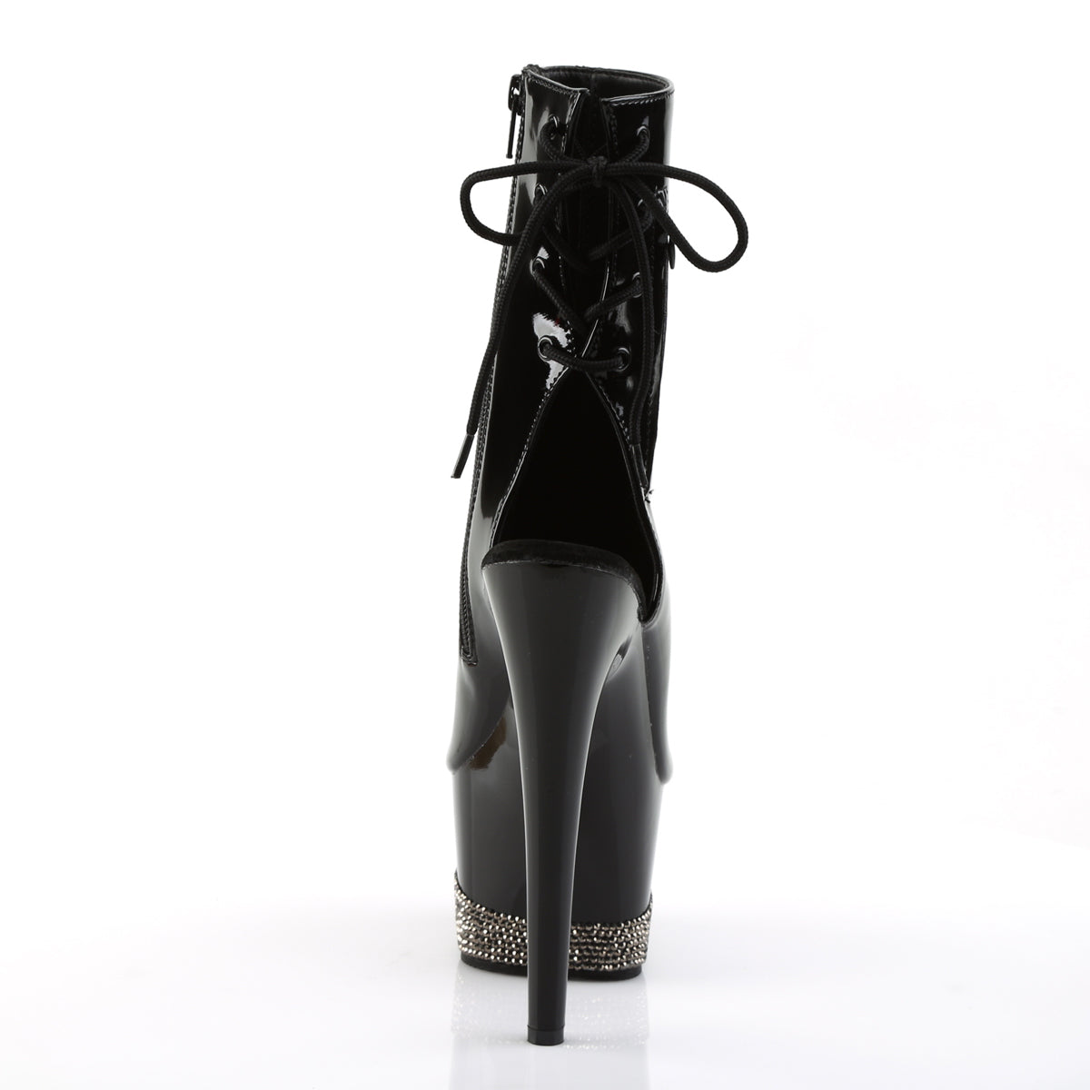 ADORE-1018-3 Black Calf High Peep Toe Boots