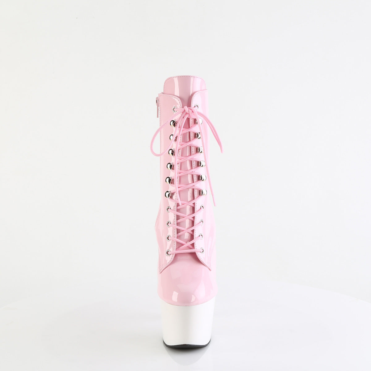 ADORE-1020 Pink & White Calf High Boots  Multi view 5