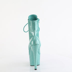 ADORE-1020GP Aqua Glitter Calf High Boots