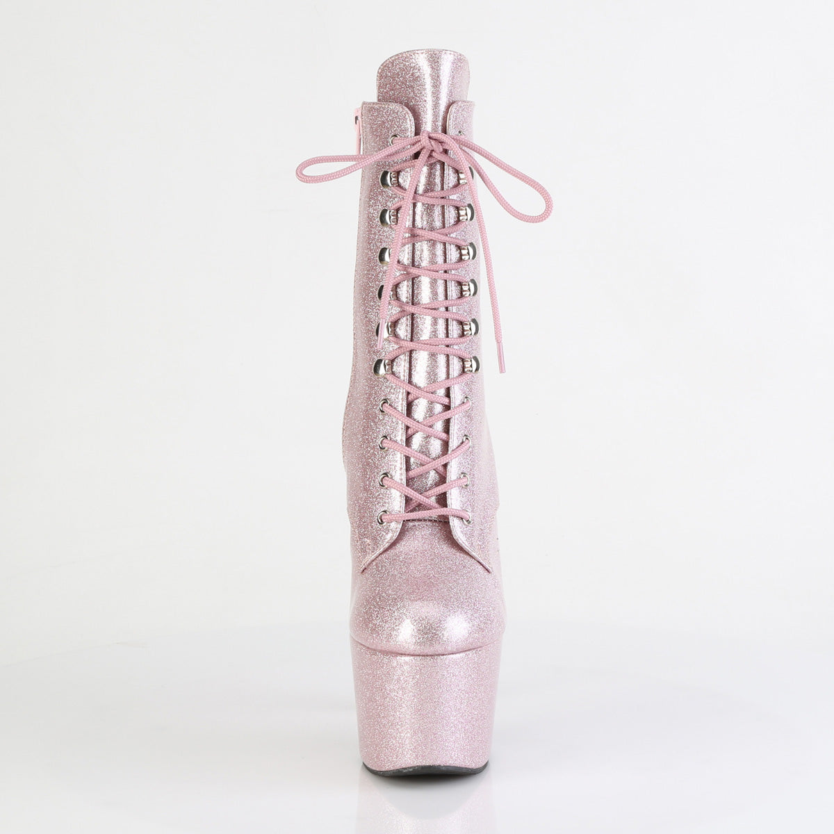 ADORE-1020GP Baby Pink Glitter Calf High Boots  Multi view 5