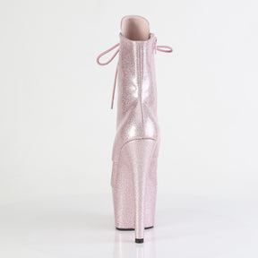 ADORE-1020GP Baby Pink Glitter Calf High Boots