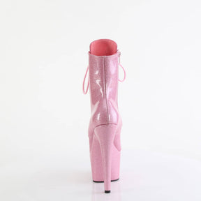 ADORE-1020GP Baby Pink Glitter Calf High Boots