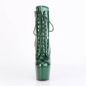 ADORE-1020GP Emerald Green Glitter Calf High Boots