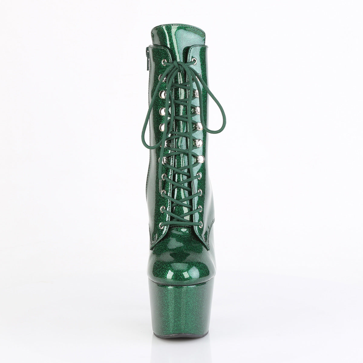 ADORE-1020GP Emerald Green Glitter Calf High Boots  Multi view 5