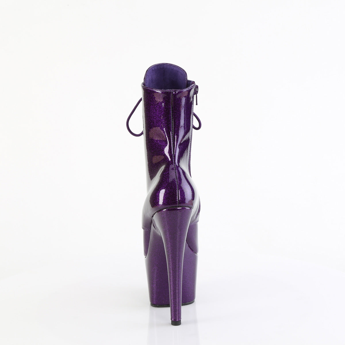 ADORE-1020GP Purple Glitter Calf High Boots  Multi view 3