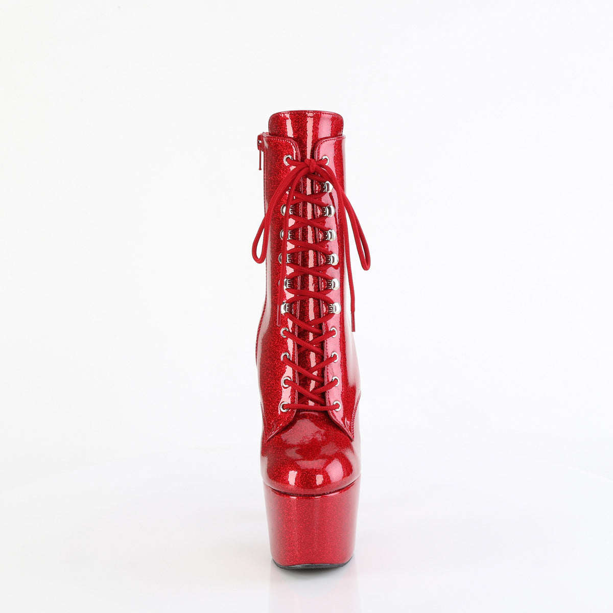 ADORE-1020GP Ruby Red Glitter Calf High Boots