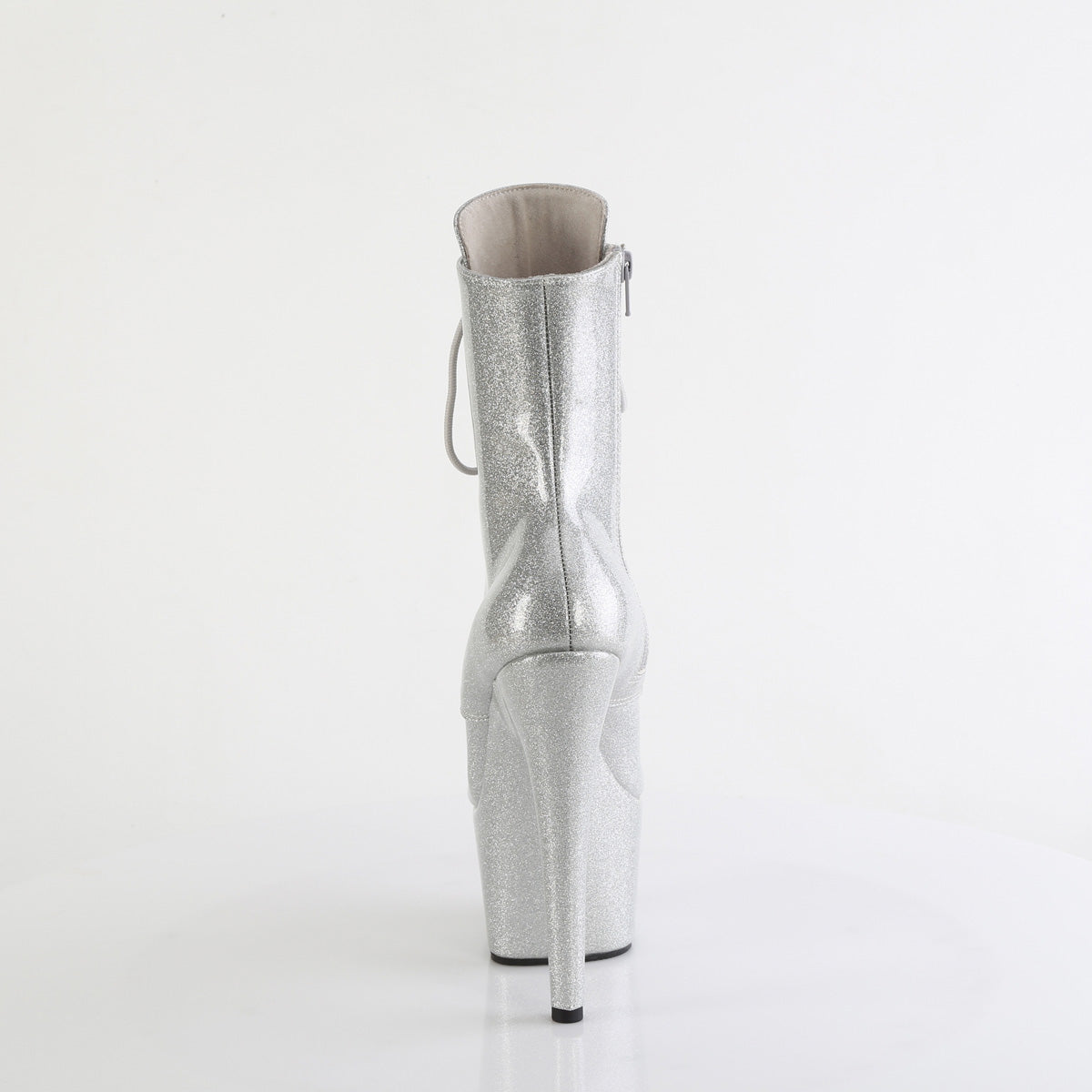 ADORE-1020GP Silver Glitter Calf High Boots