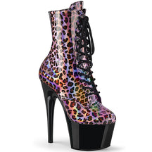 ADORE-1020LP Black & Multi Colour Calf High Boots