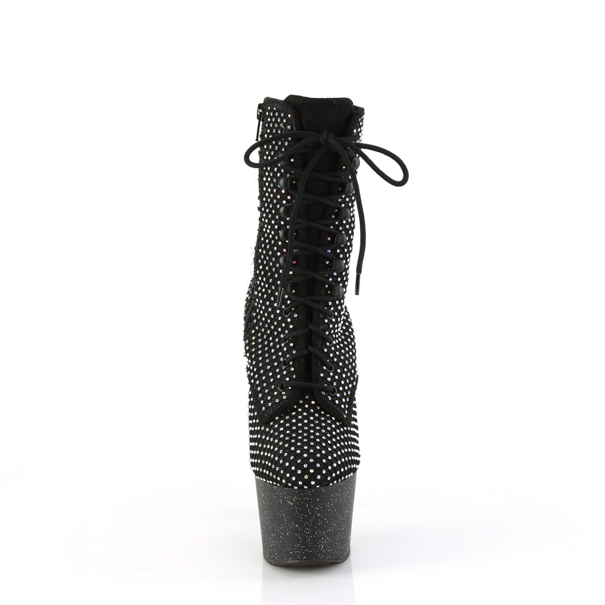 ADORE-1020RM Lace-Up Mesh Ankle Boot Black Multi view 5