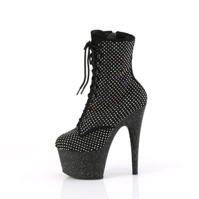 ADORE-1020RM Lace-Up Mesh Ankle Boot Black Multi view 4