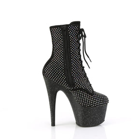 ADORE-1020RM Lace-Up Mesh Ankle Boot Black Multi view 2