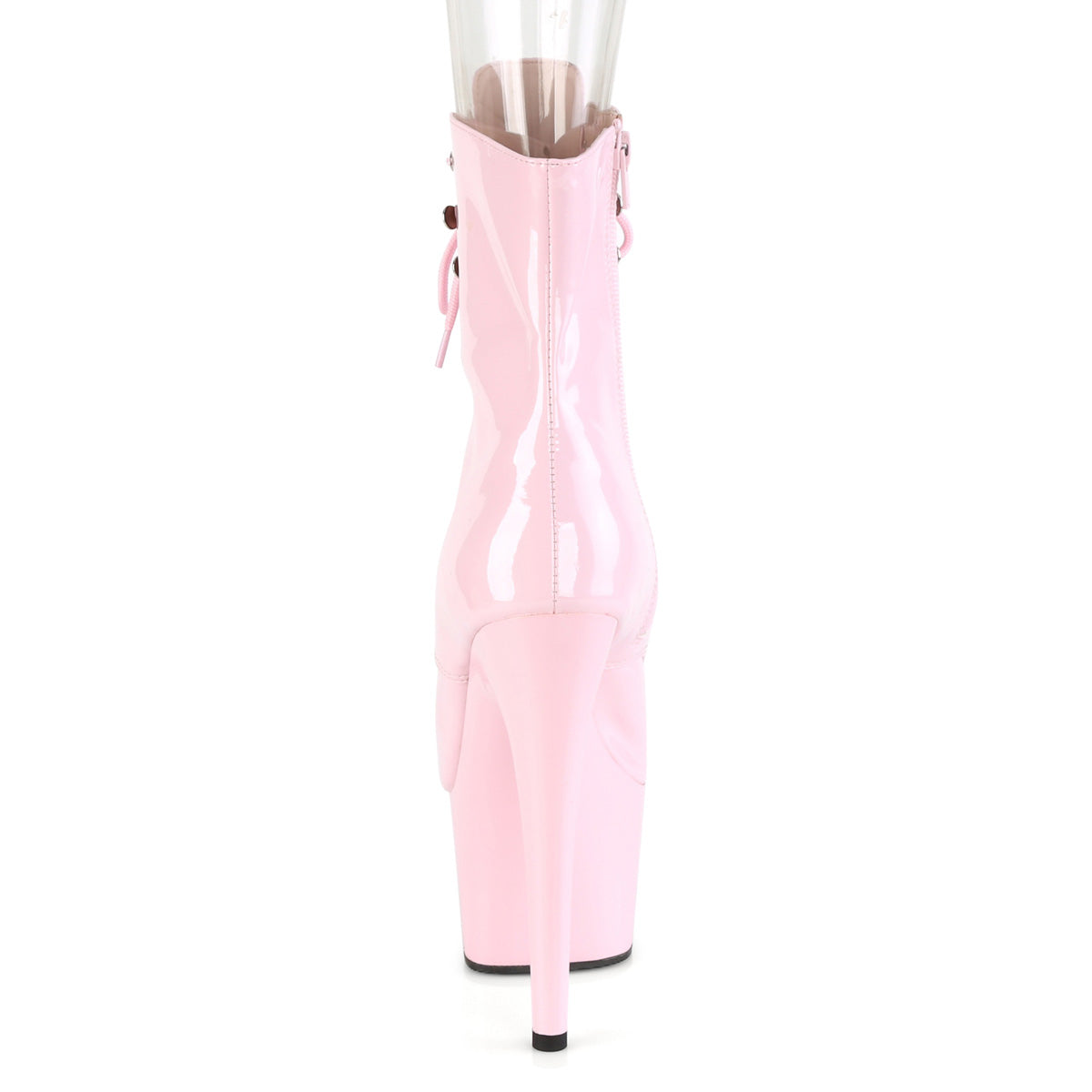 ADORE-1021 Pink Patent Calf High Peep Toe Boots