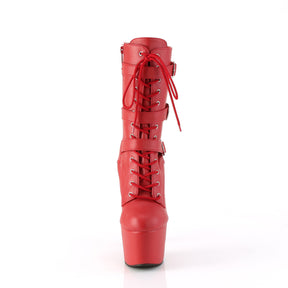 ADORE-1043 Calf High Boots Red Multi view 5