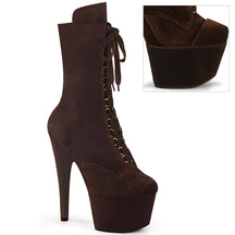 ADORE-1045VEL Velvet Lace-Up Ankle Boot