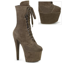 ADORE-1045VEL Velvet Lace-Up Ankle Boot