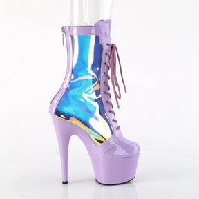 ADORE-1047 Lace-Up Front Ankle Boot Purple Multi view 2