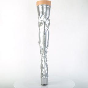 ADORE-3000HWR Thigh High Boots Silver Multi view 5