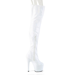 ADORE-3000HWR Thigh High Boots White Multi view 2