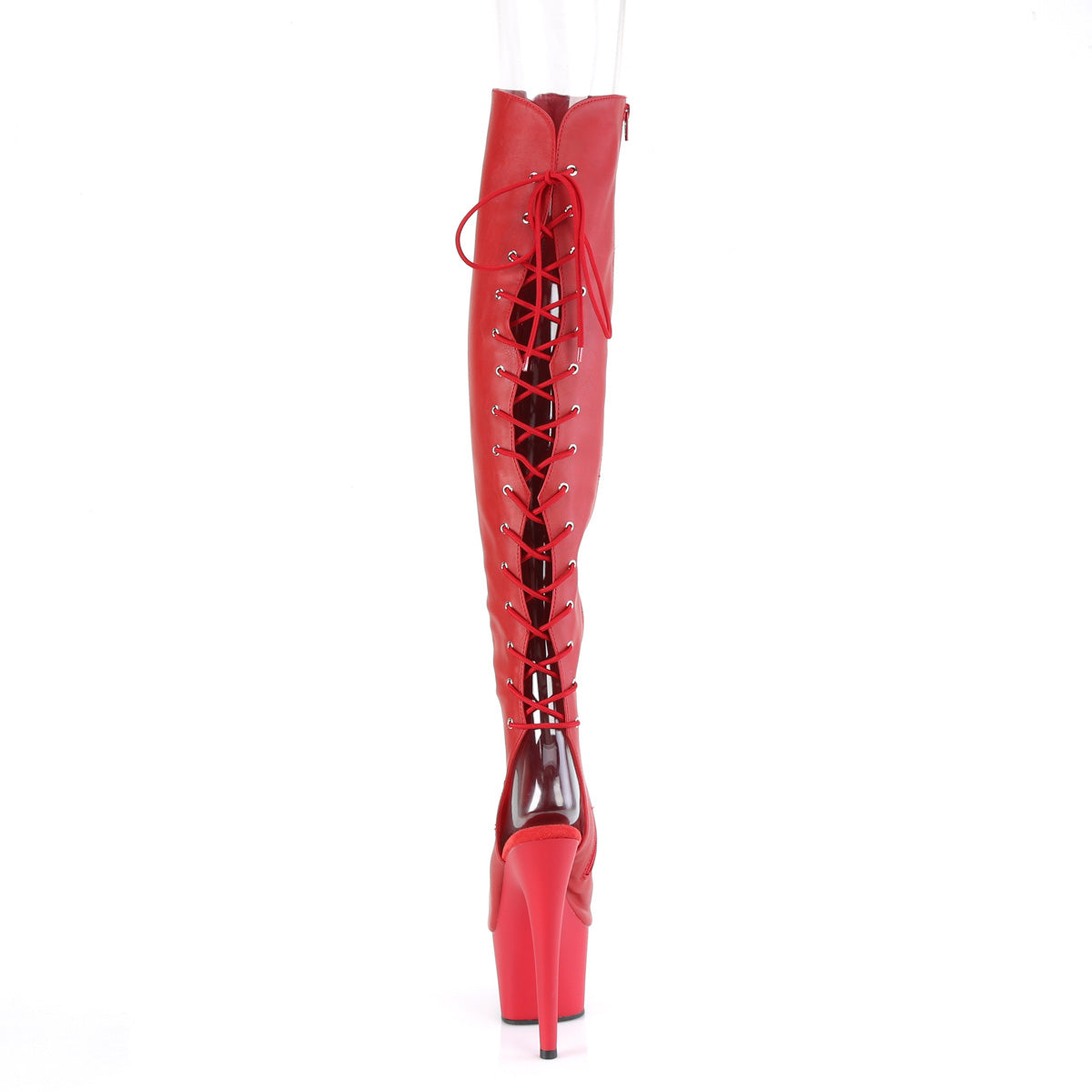 ADORE-3019 Thigh High Boots Red Multi view 3