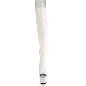 ADORE-3019 Thigh High Boots White Multi view 5