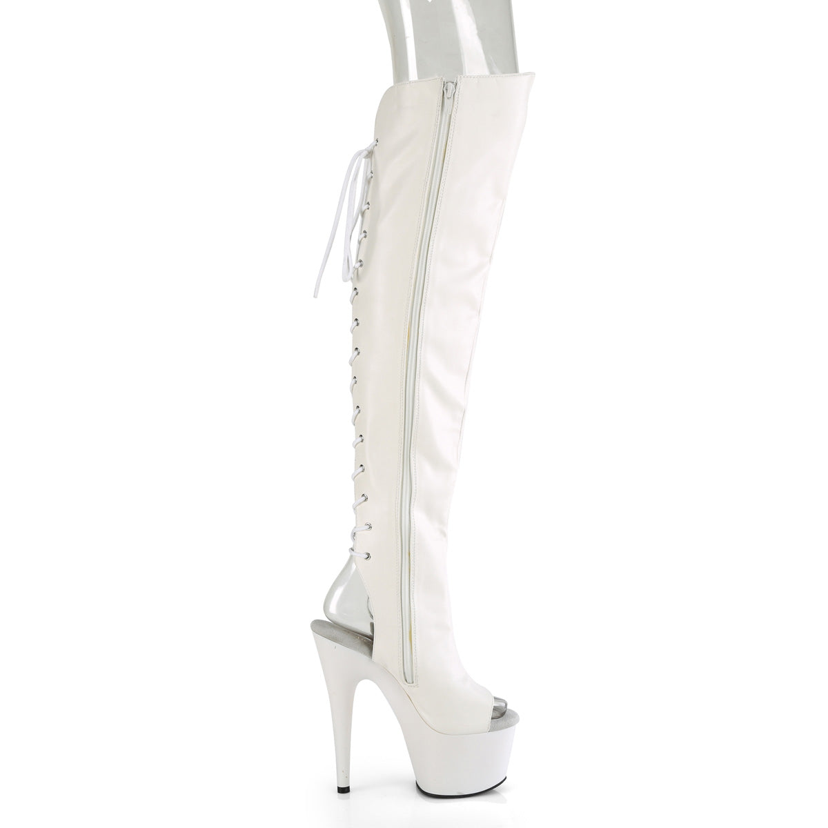 ADORE-3019 Thigh High Boots White Multi view 2