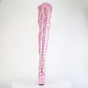 ADORE-3020GP Lace-Up Stretch Thigh Boot Pink Multi view 5