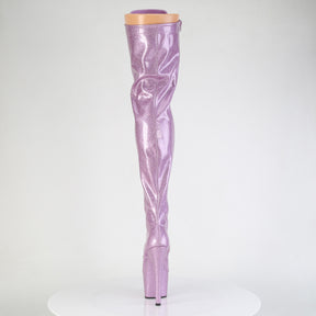 ADORE-3020GP Lace-Up Stretch Thigh Boot Pink Multi view 3