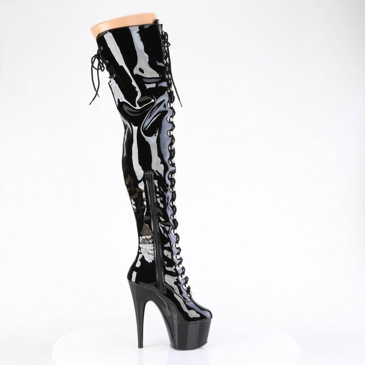 ADORE-3022 Lace-Up Front Thigh Boot
