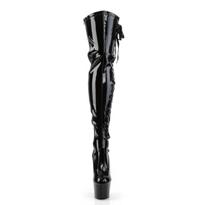 ADORE-3050 Black Thigh High Boots