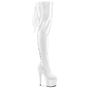 ADORE-3063 Thigh High Boots White Multi view 1