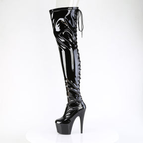 ADORE-3850 Lace-Up Back Stretch Thigh Boot  Multi view 4
