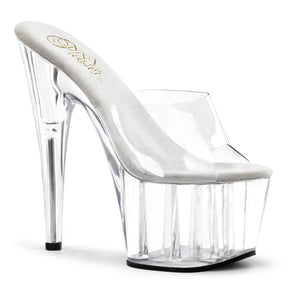 ADORE-701 Black & Clear Slide High Heel Clear Multi view 1