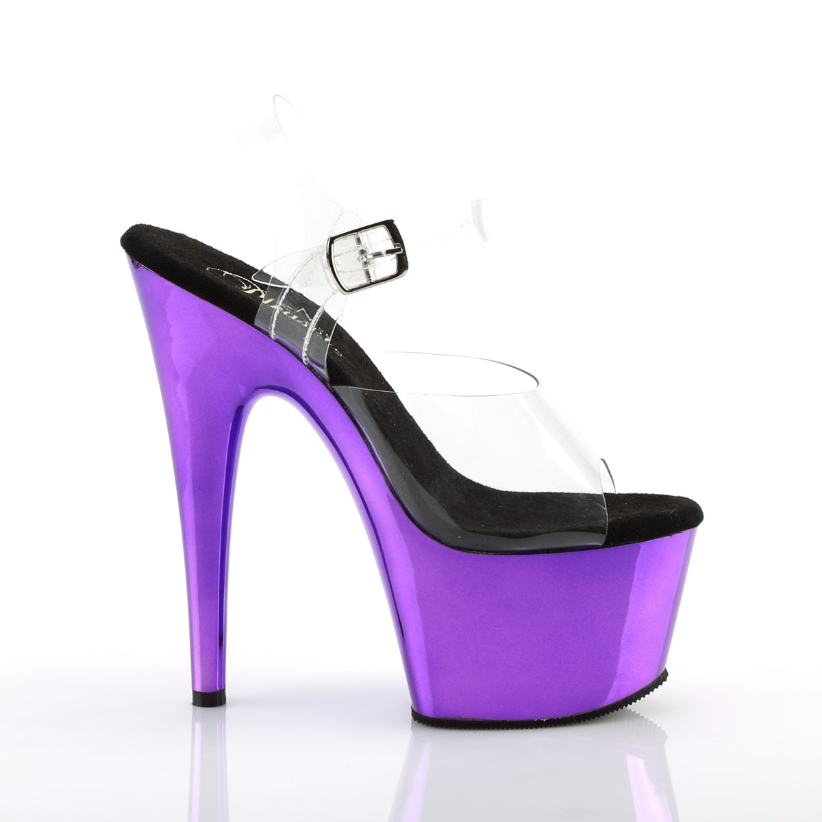 ADORE-708 Purple Metallic Platform Heels