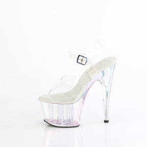 ADORE-708HT Ankle Peep Toe High Heel Clear & Opal Multi view 4